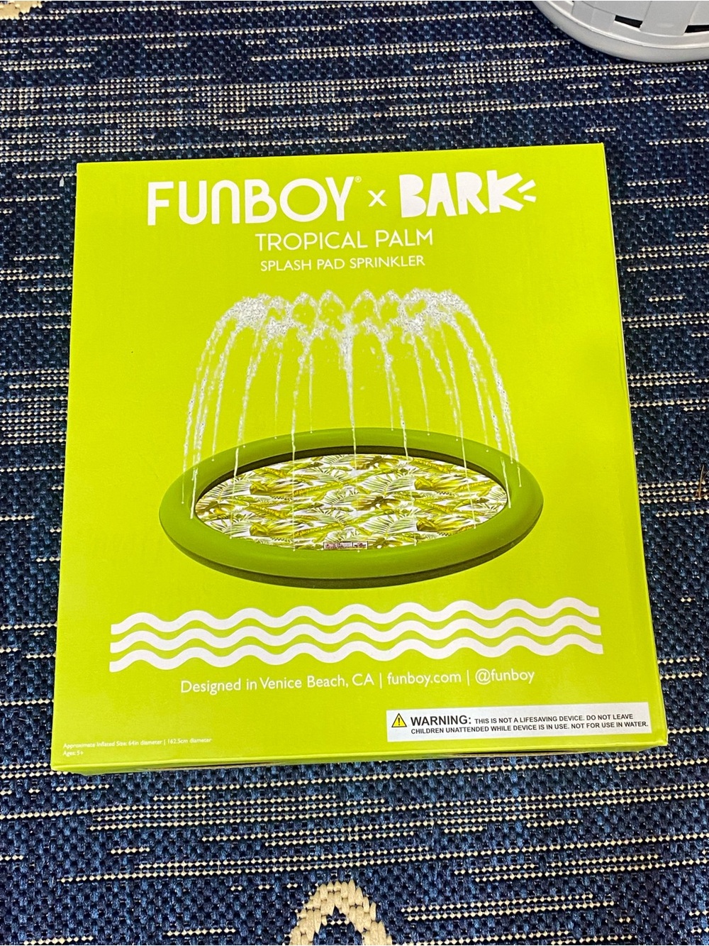 Fun boy x Bark Splash Pad Sprinkler